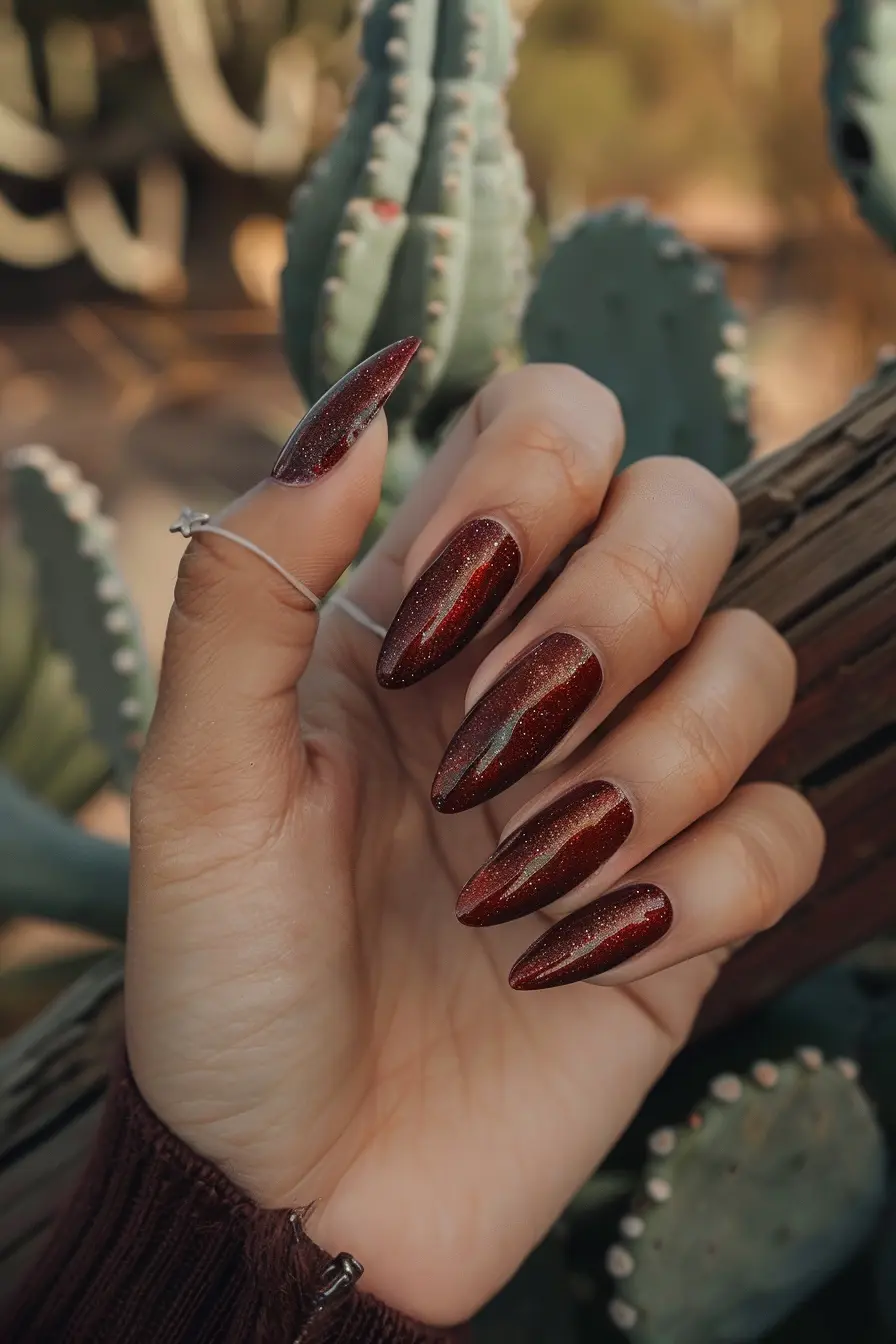 Cowgirl Chic Western Nail Idea