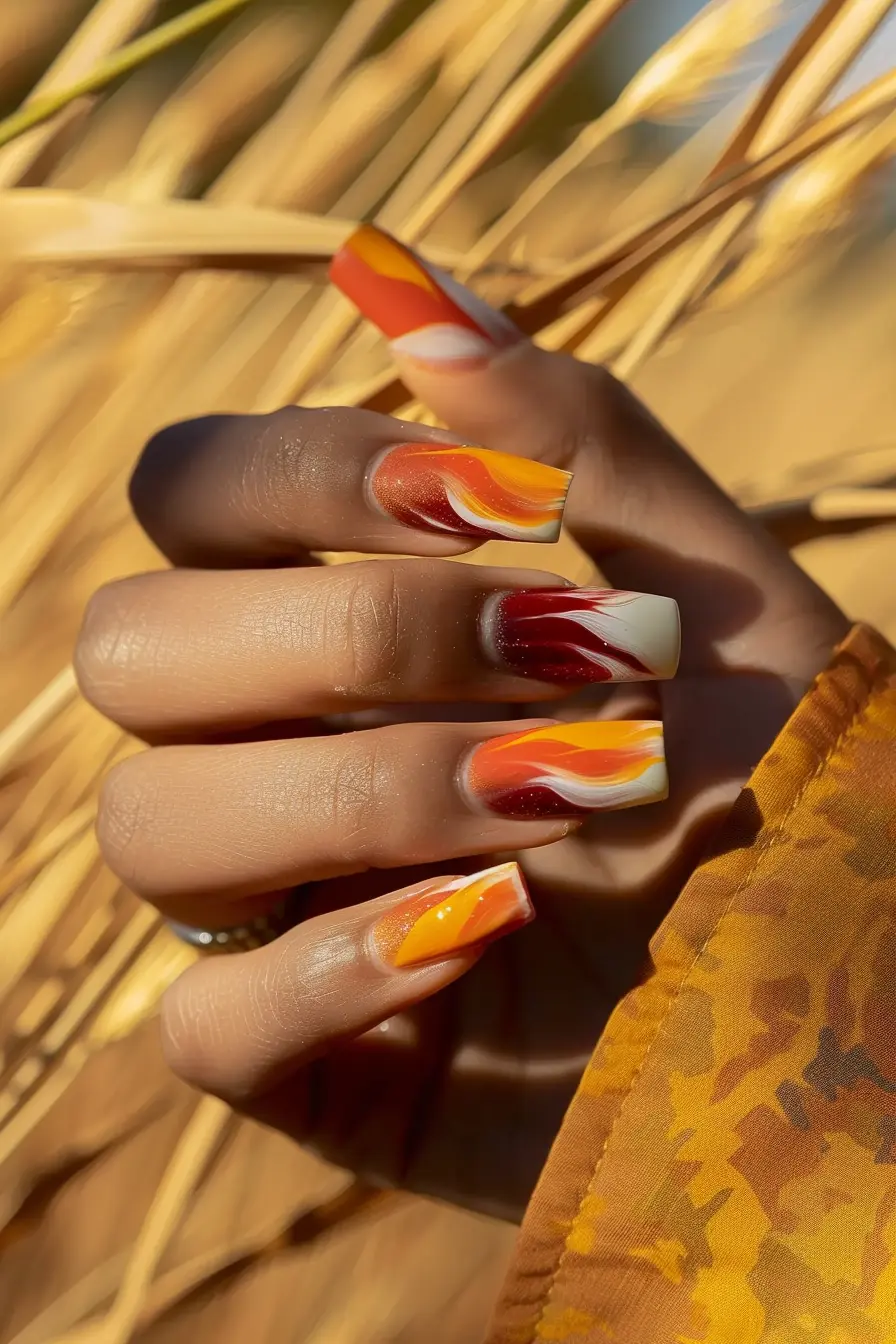 Prairie Passion Western Nail Idea