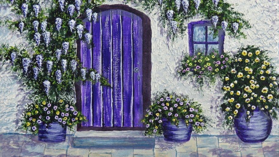 Wooden Door Painting