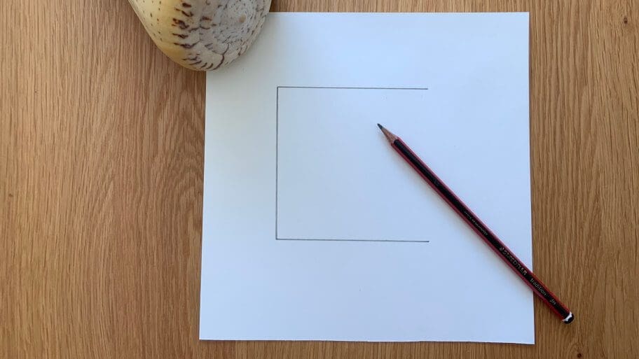 three lines drawing