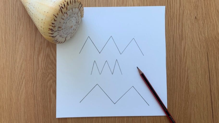 zigzag drawing