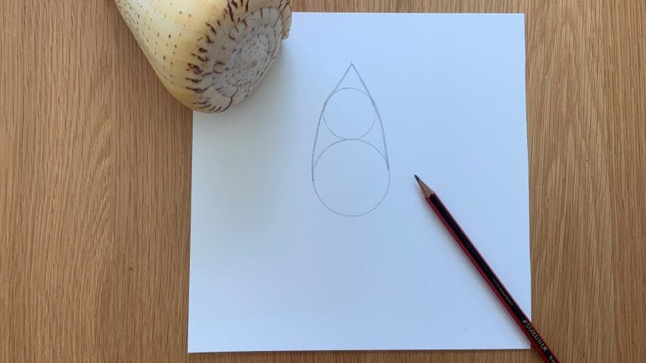 two circles with connect line