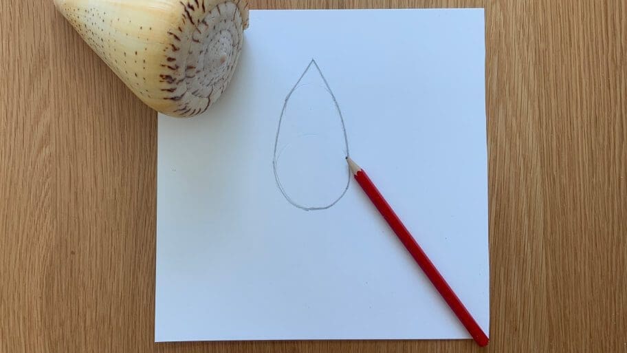 rain drop drawing