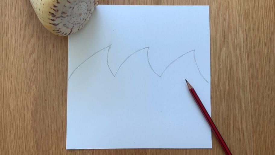waves drawing