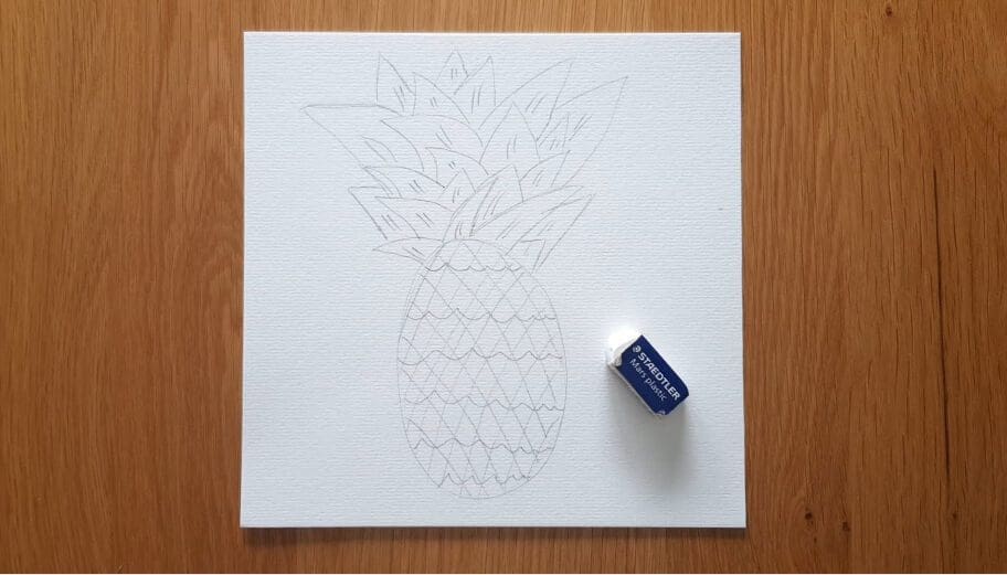 Pineapple drawing