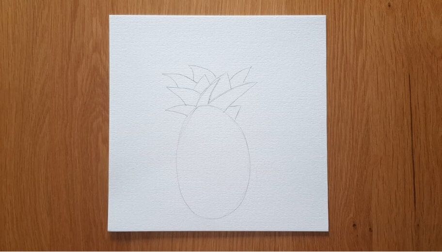 Pineapple drawing