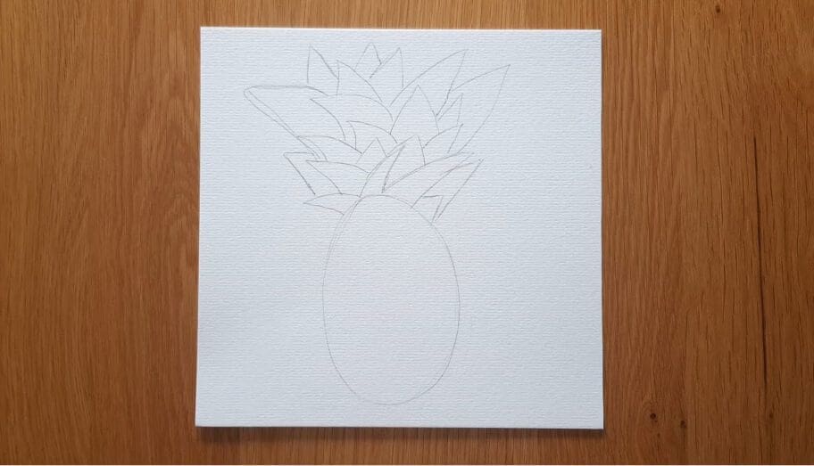 Pineapple drawing