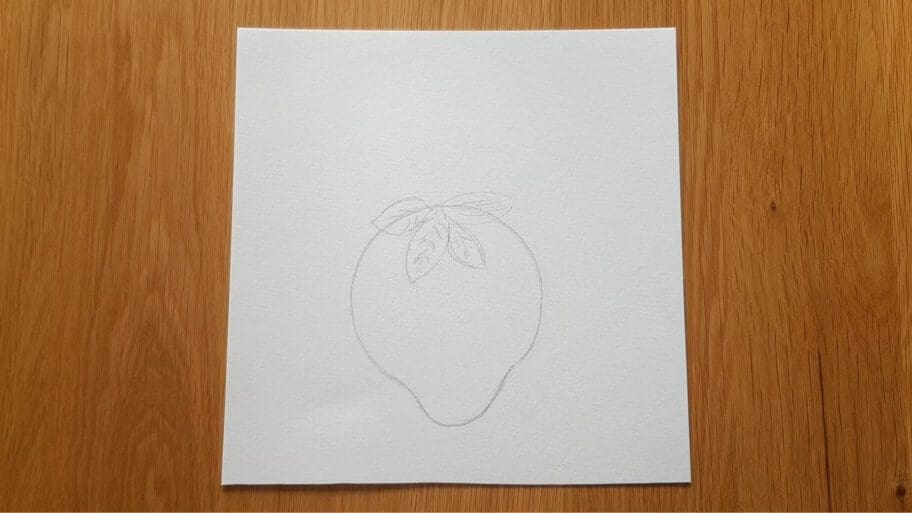 Strawberry drawing