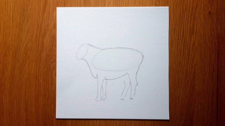 Cow Drawing