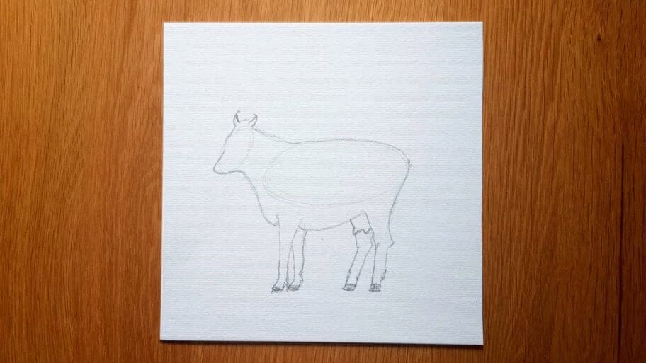 Cow Drawing