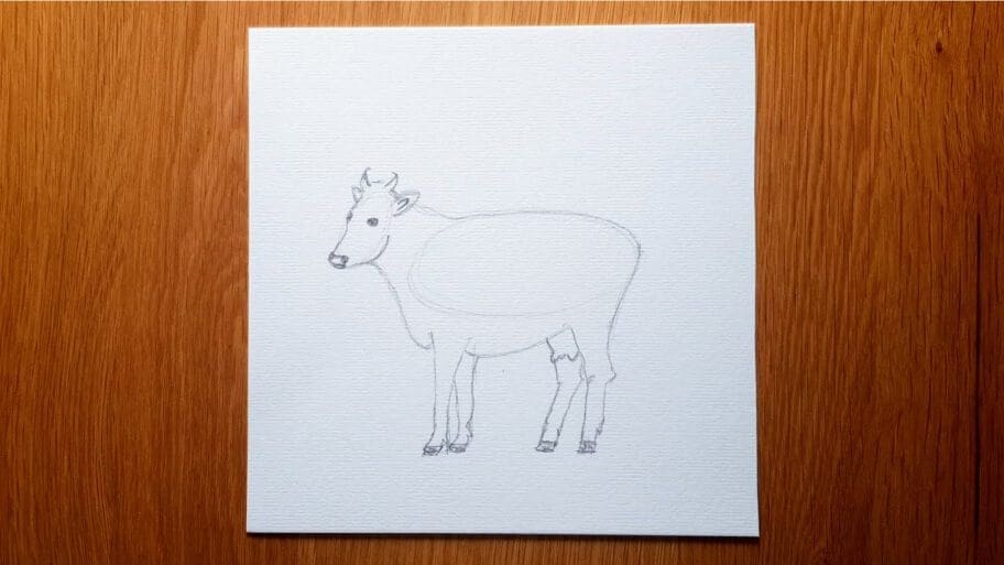 Cow Drawing