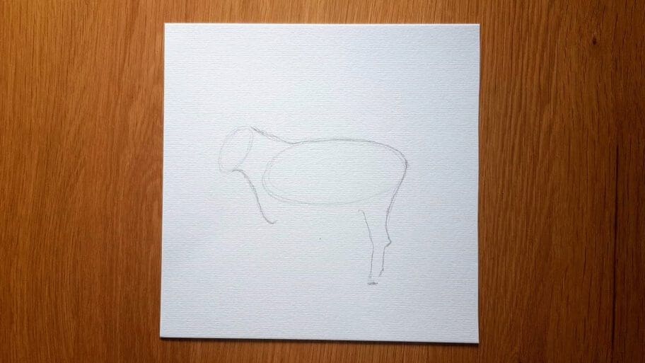 Cow Drawing