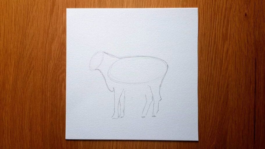 Cow Drawing