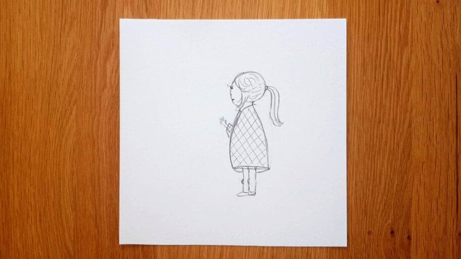 Girl Drawing