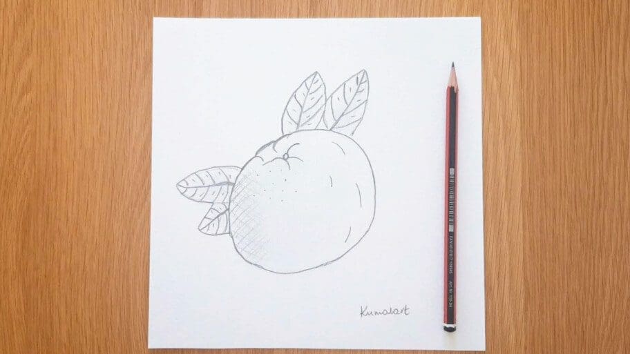 Orange Drawing