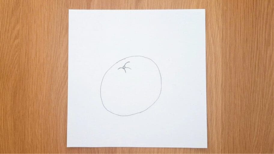 Orange Drawing