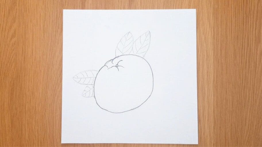 Orange Drawing