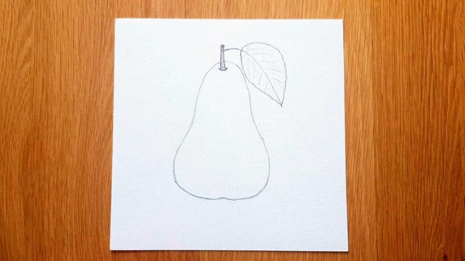 Pear Drawing