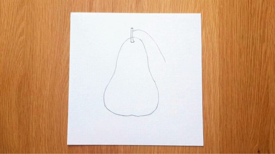 Pear Drawing