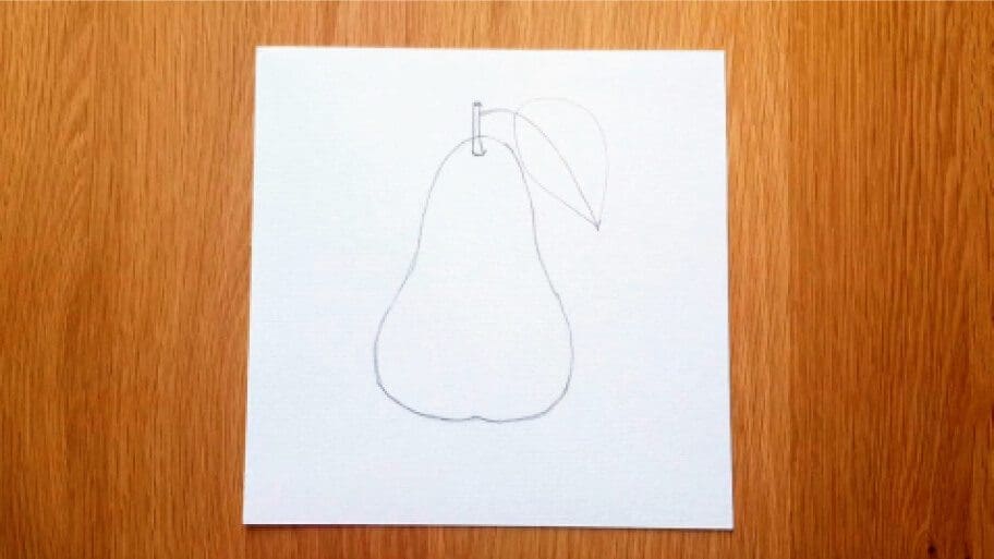Pear Drawing