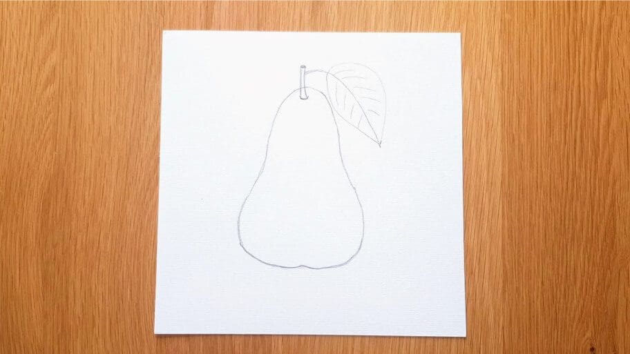 Pear Drawing