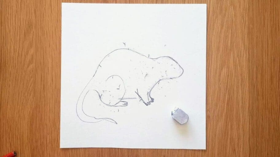 Rat Drawing