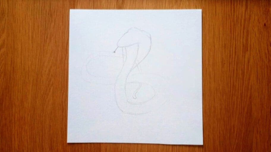 How To Draw A Snake Step By Step - 10 Easy Steps!