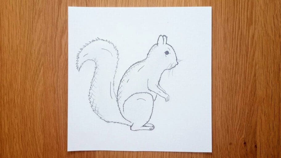 Squirrel Drawing