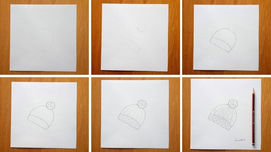 Beanie Drawing Easy