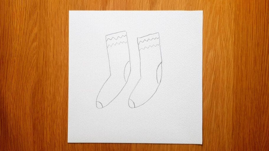 Drawing of Socks