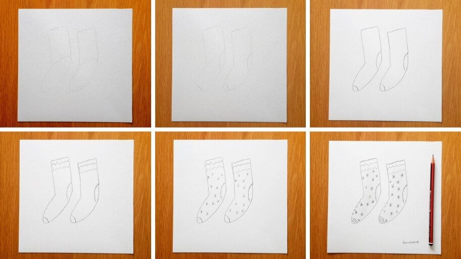 Drawing of Socks