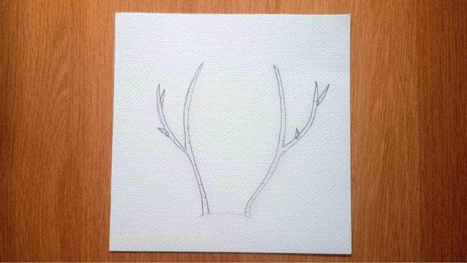 How to Draw Antlers Easy