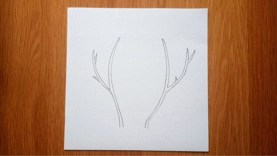 How to Draw Antlers Easy