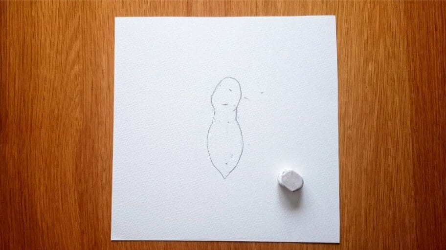 How to draw a simple bumble bee