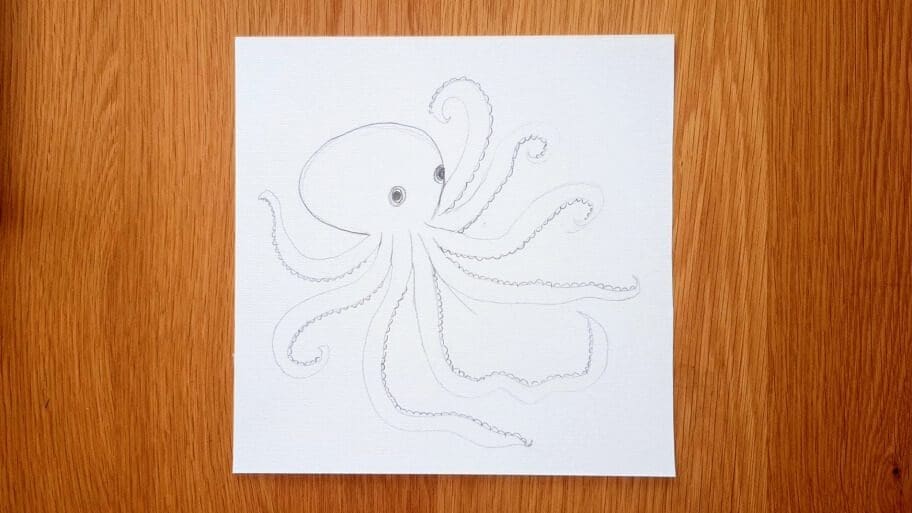 Octopus Drawing