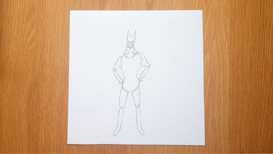 Superhero Drawing Easy