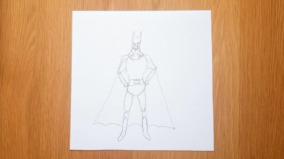 Superhero Drawing Easy