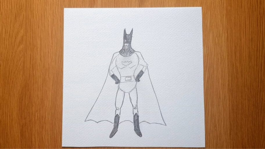 Superhero Drawing Easy