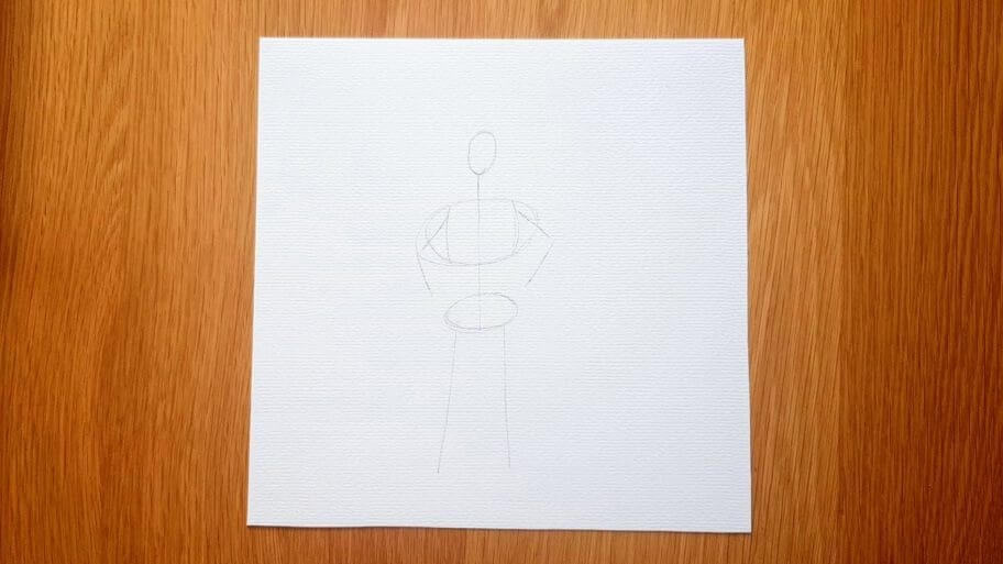 Superhero Drawing Easy