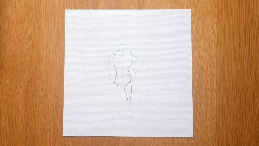 Superhero Drawing Easy