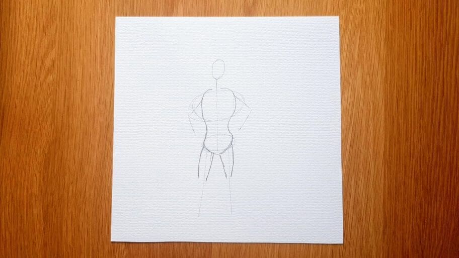 Superhero Drawing Easy