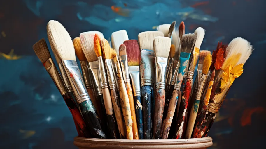Types of Paint Brushes