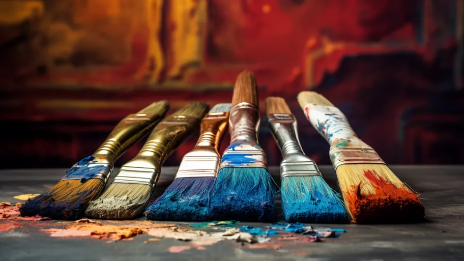 Types of Paint Brushes