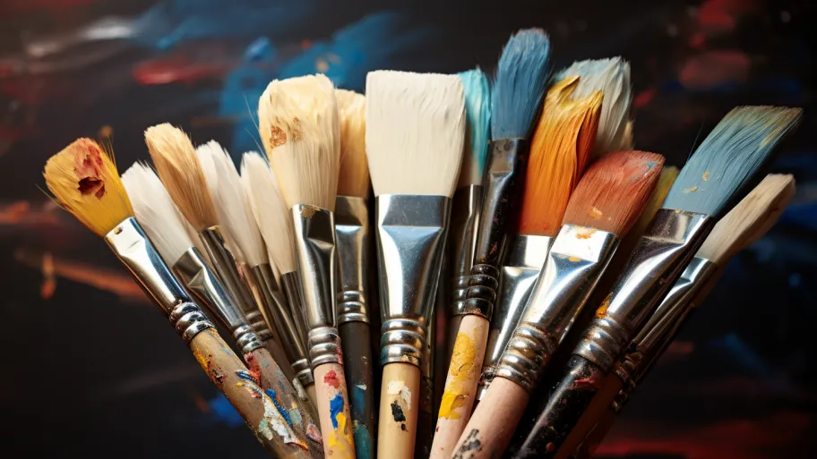 Types of Paint Brushes