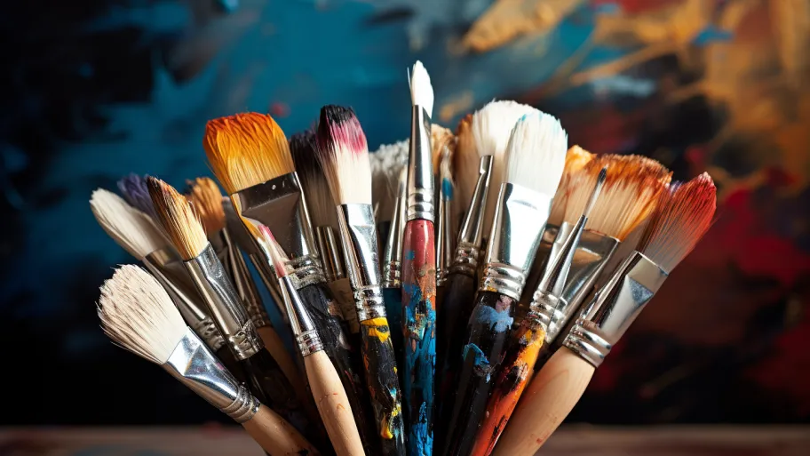 Types of Paint Brushes