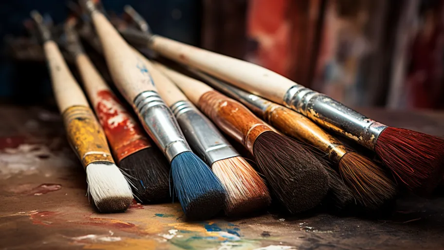 Types of Paint Brushes