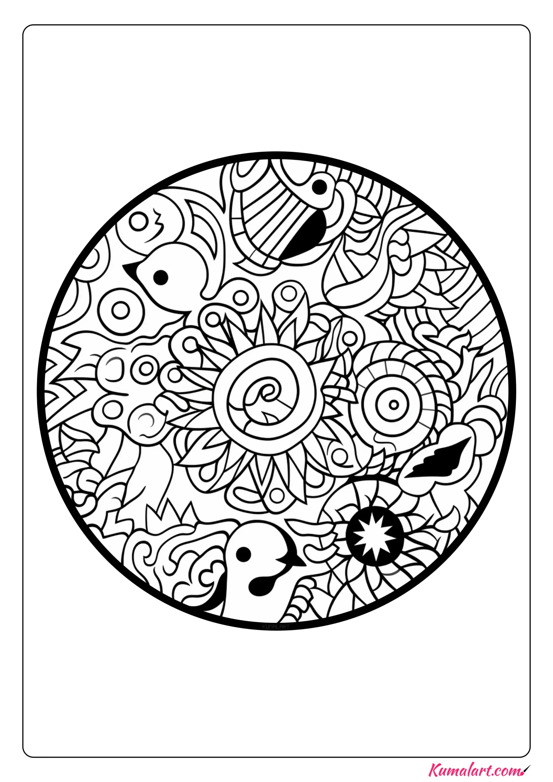 Charismatic Magic Coloring Page