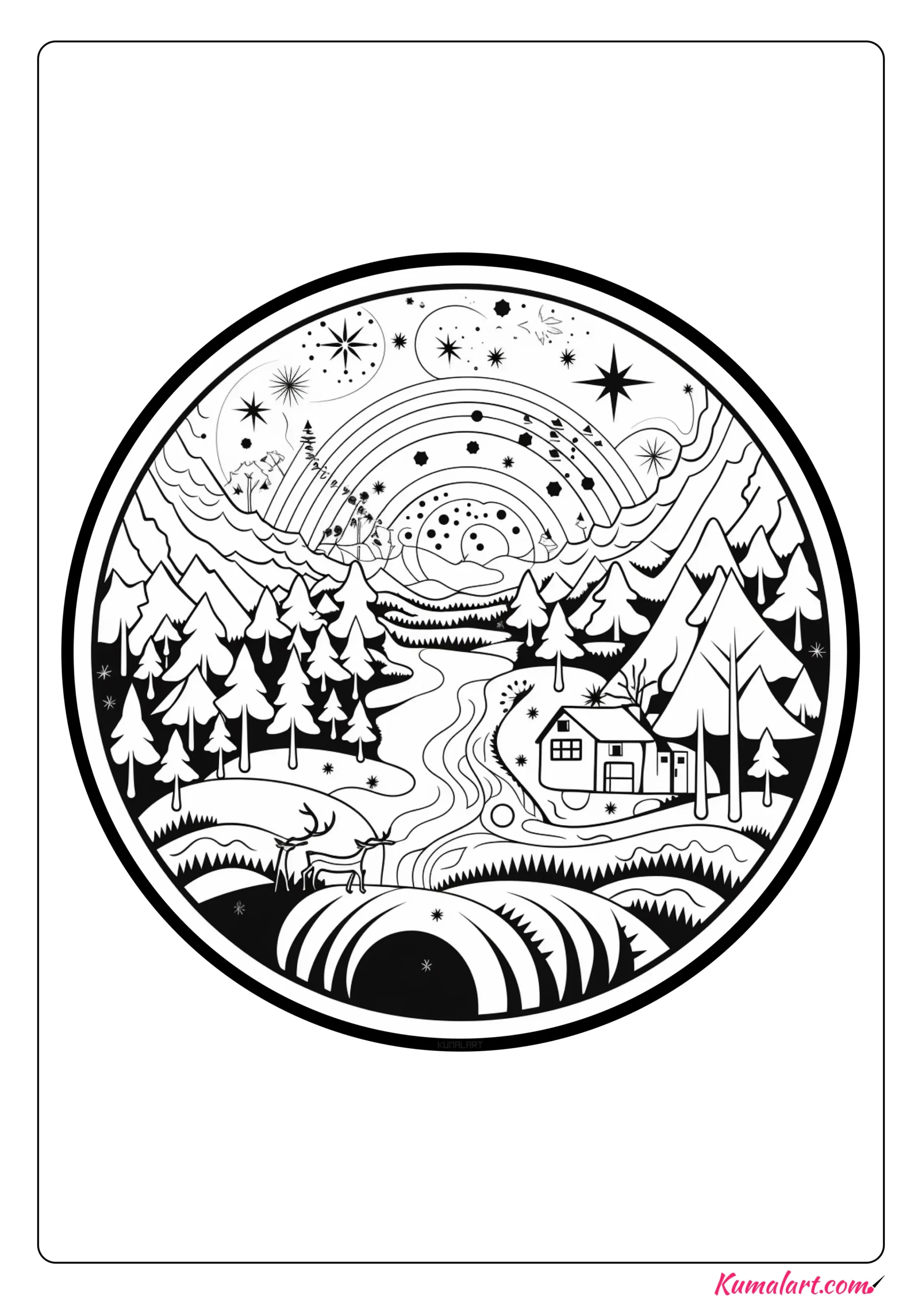 Christmas Coloring Page