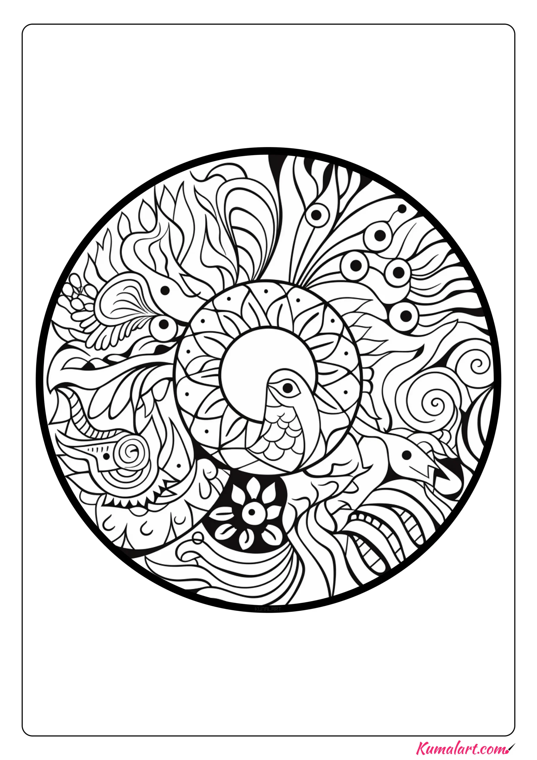 Marvelous Magic Coloring Page