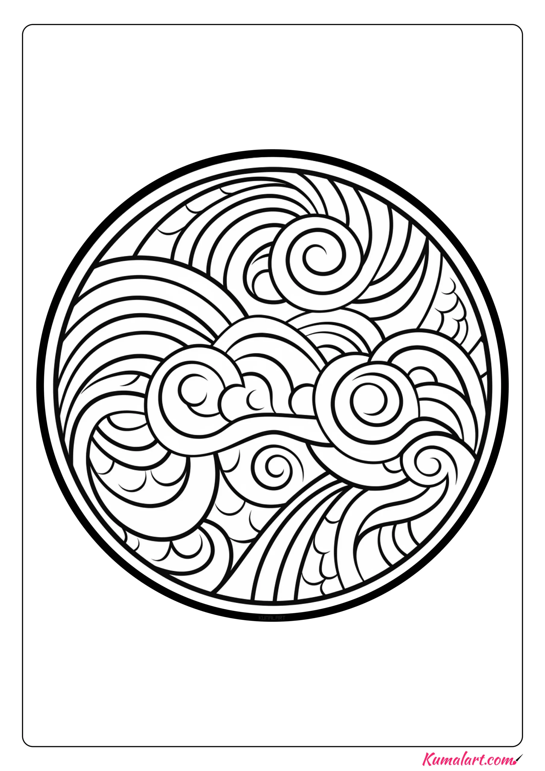 Wild Ocean Coloring Page